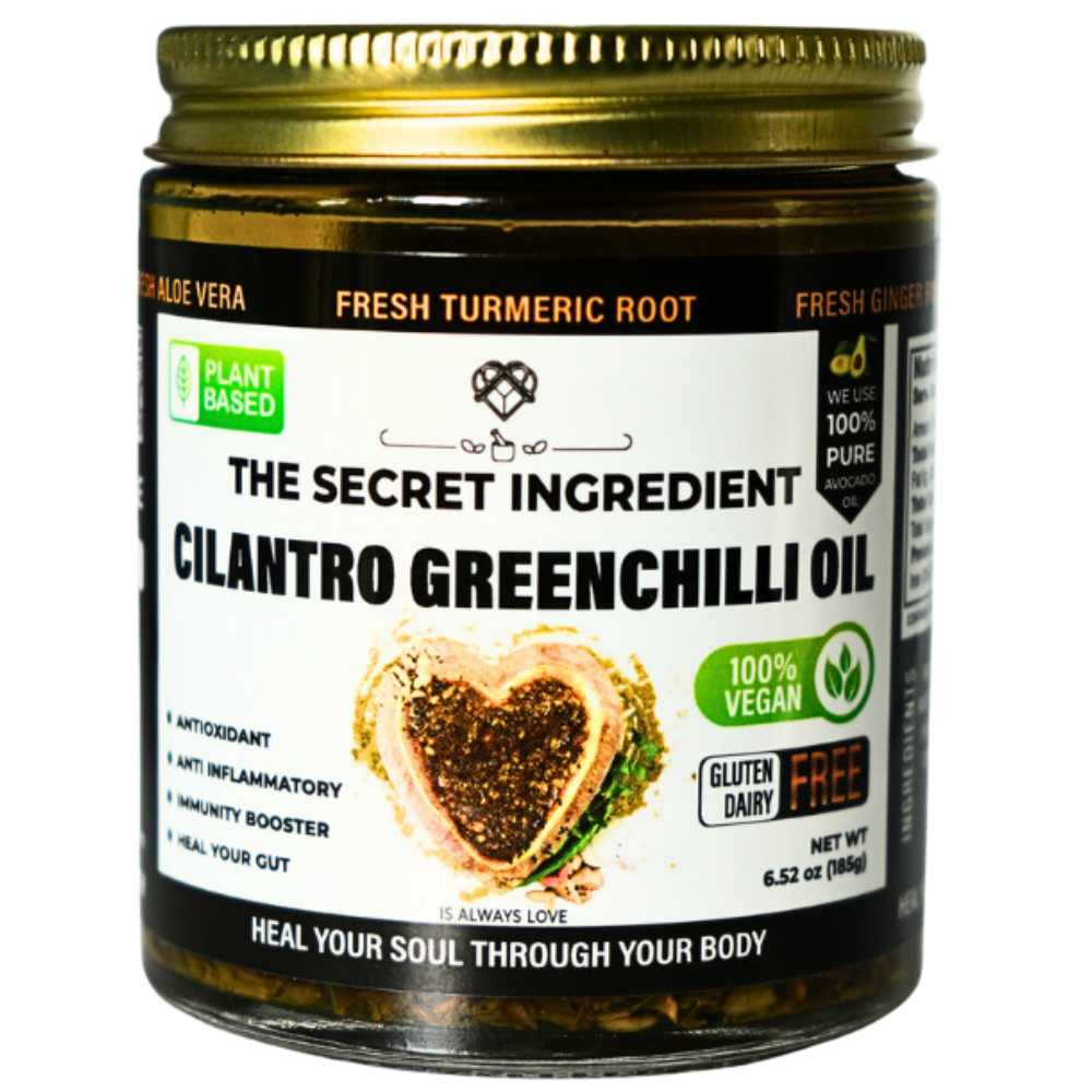 Cilantro GreenChilli Oil