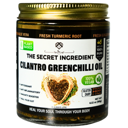 Cilantro GreenChilli Oil